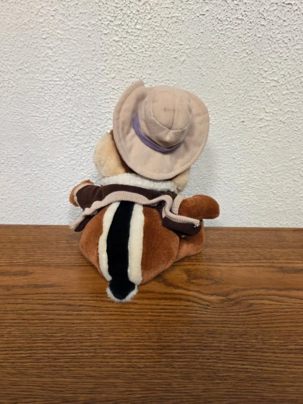 Plush Disney Rescue Range Chip from Chip & Dale - Vintage 1989 - Stuffed Animal